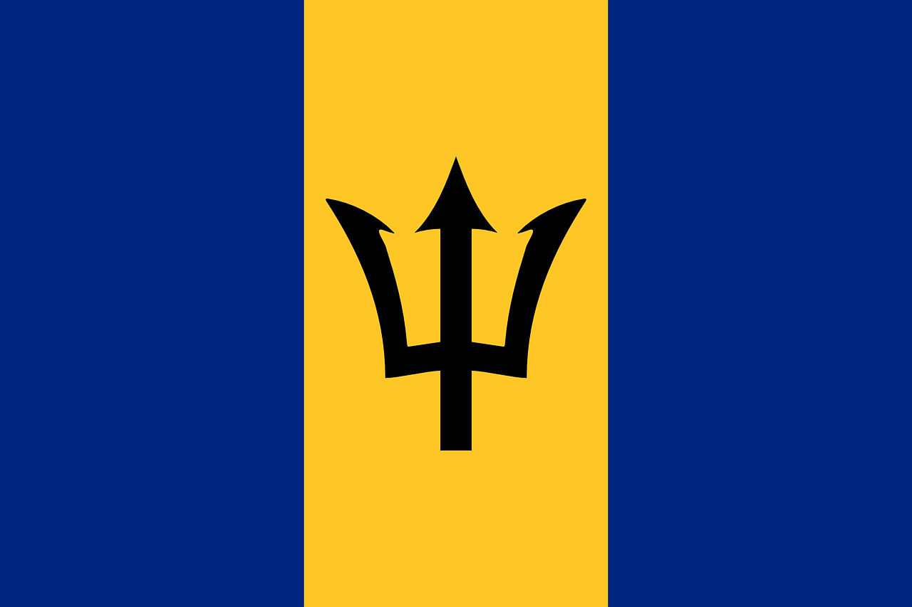 Drapeau Barbade