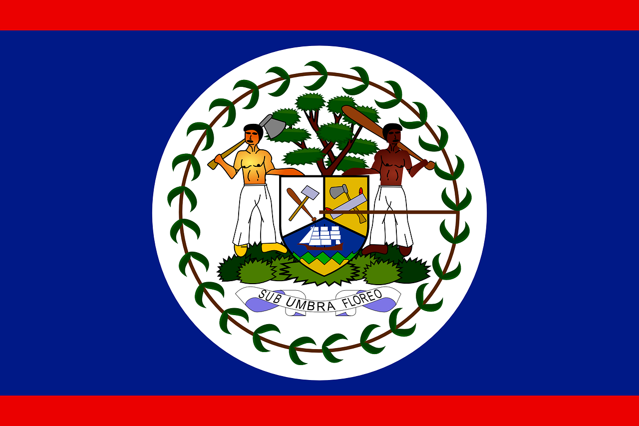 Drapeau Bélize