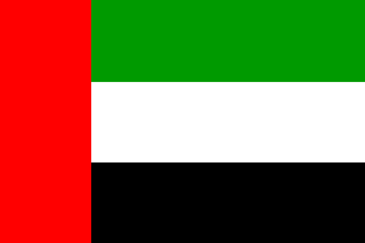 Drapeau Emirats Arabes Unis