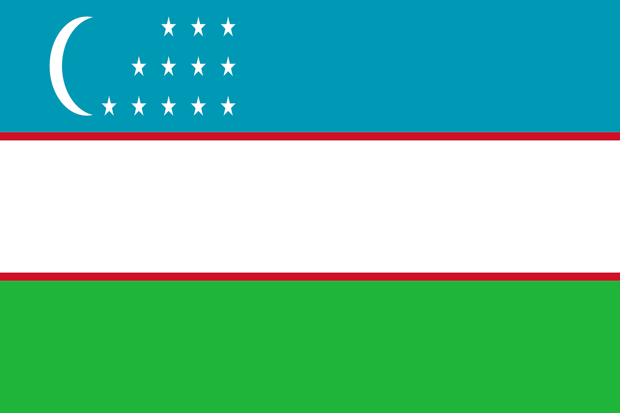 Drapeau Ouzbékistan