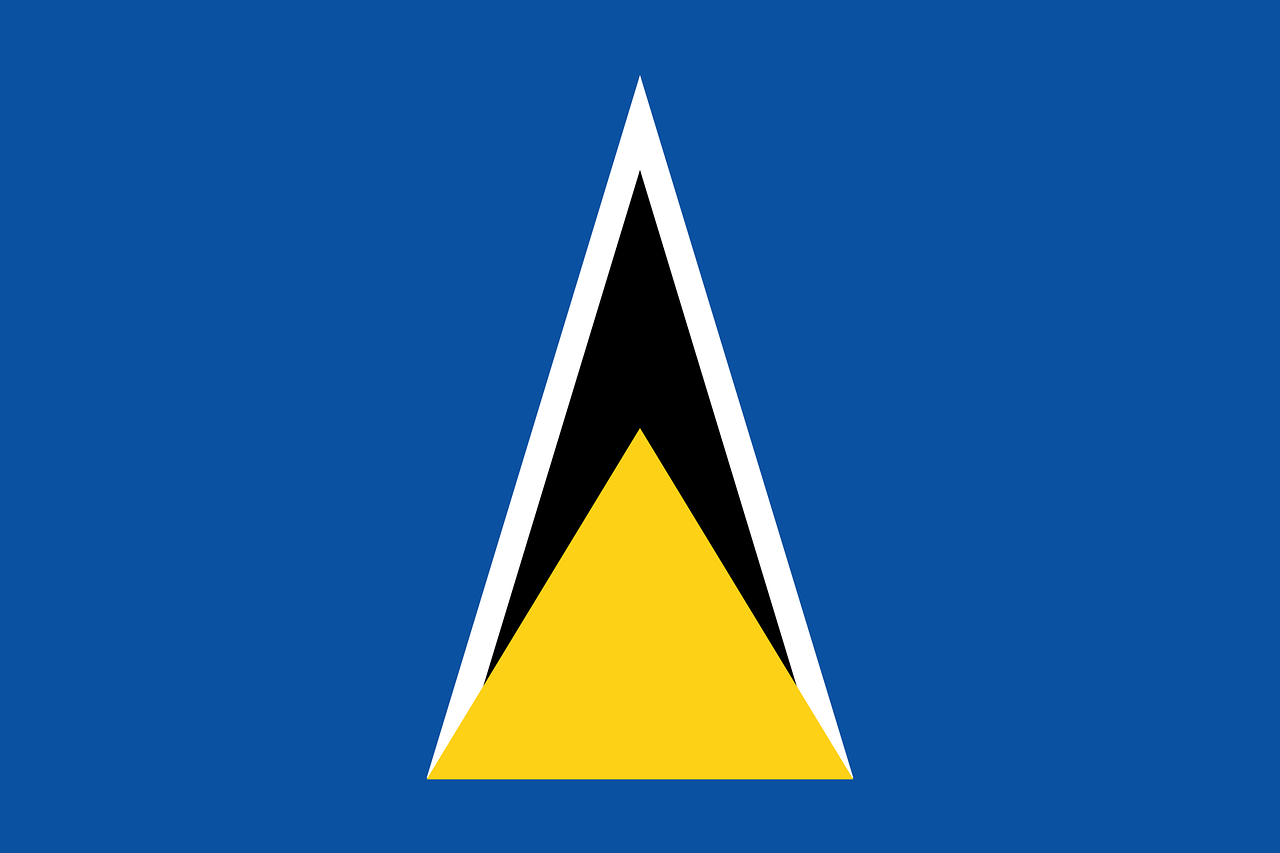 Drapeau Sainte Lucie